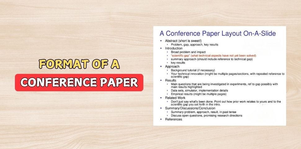 What is the Format of a Conference Paper